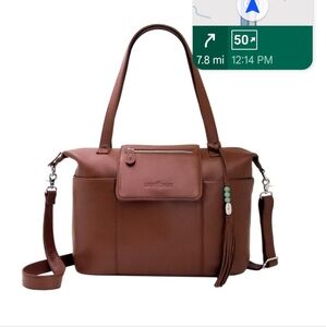 Lily Jade Madeline Leather Diaper Bag  Backpack